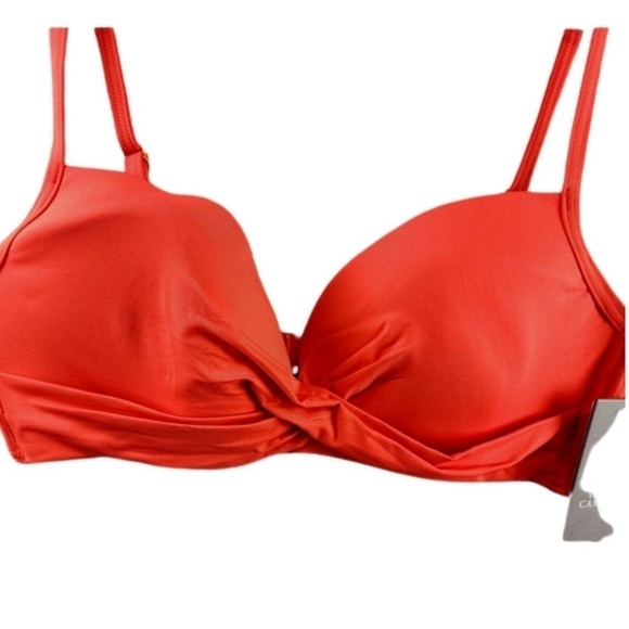 VINCE CAMUTO Women's Draped Adjustable-Strap Bikini Top swimwear - Picture 7 of 11